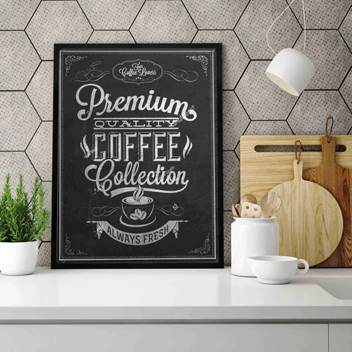 تابلو آشپزخانه premiums coffee collection