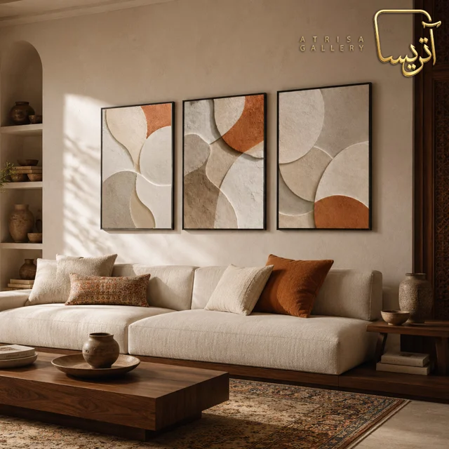 تابلو طرح آبستره کد 789