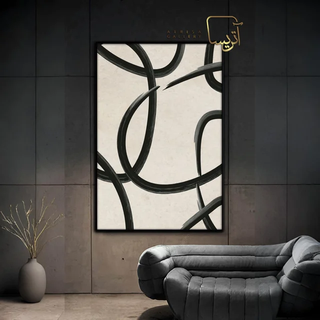 تابلو طرح آبستره مدرن کد 395.8