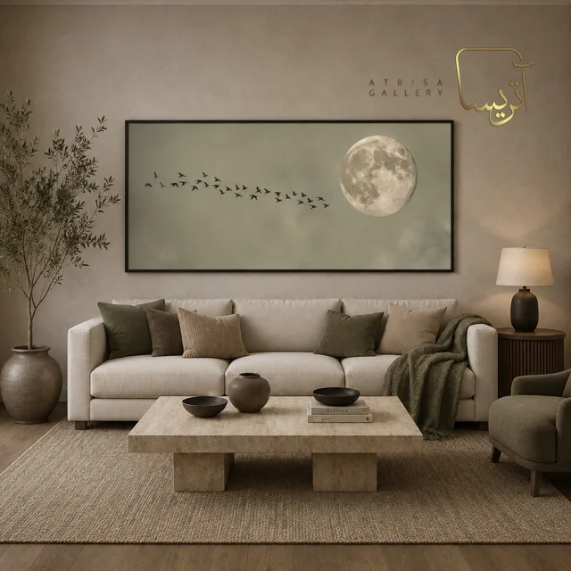 تابلو طرح ماه کد792