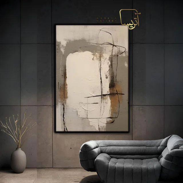 تابلو طرح آبستره مدرن کد 395.6