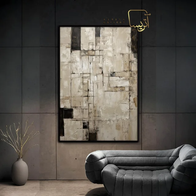 تابلو طرح آبستره مدرن کد 395.7